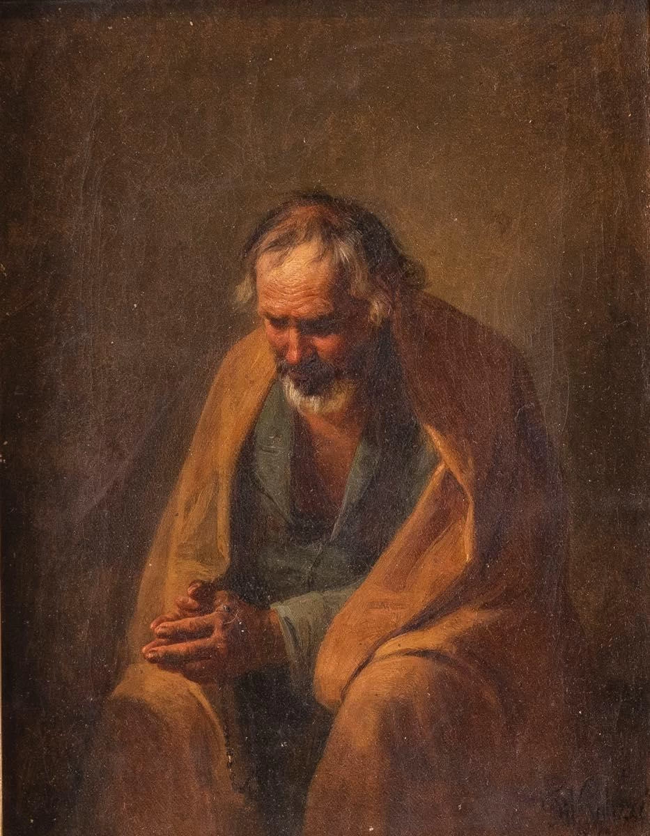 Santo in preghiera (1847)